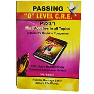 Passing O'level CRE