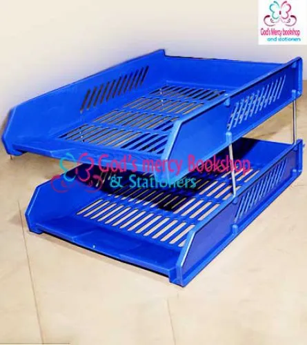 2 tier Document trey (plastic)