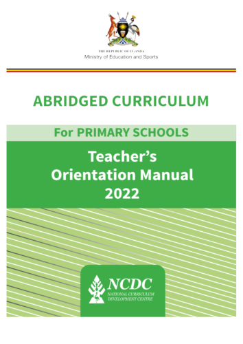 Primary Teacher’s  Orientation Manual  2022