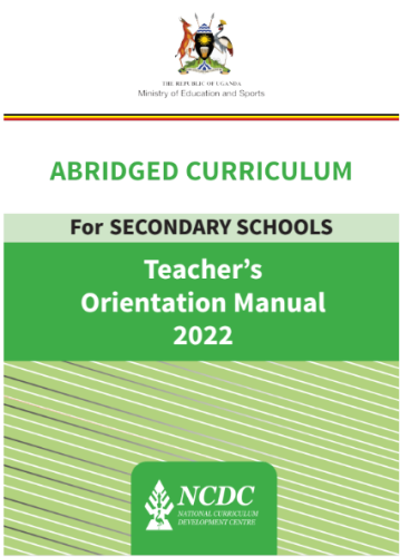Secondary Teacher’s  Orientation Manual  2022