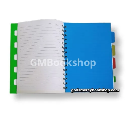 A5 notebook with separators