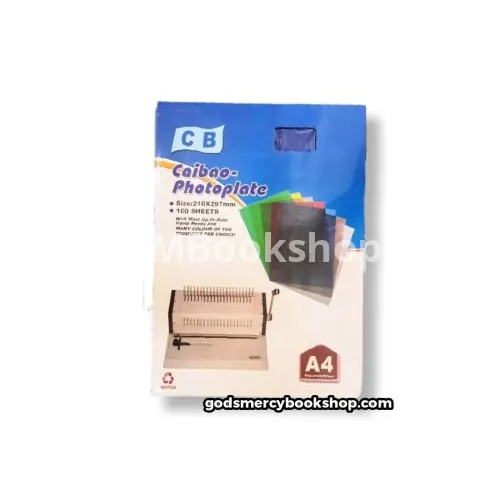 Photoplate binding covers