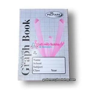 Picfare 96 pages A4 Student Graph Book