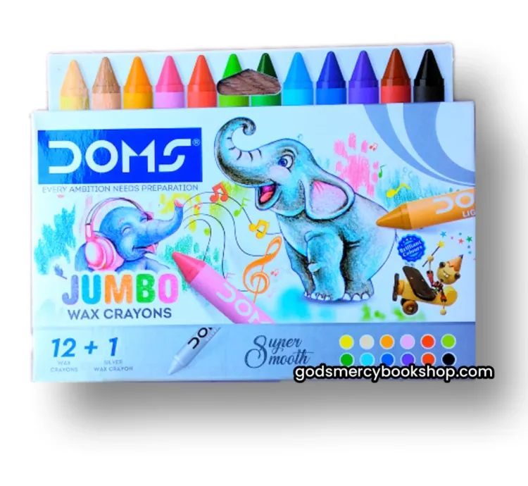 Jumbo wax crayons - Doms