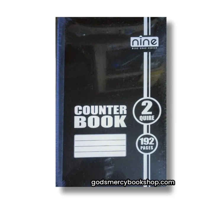 Nine 2 quire counter book