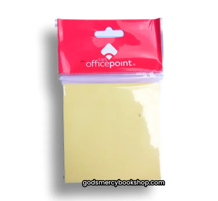 100 sheets Yellow sticky notepad