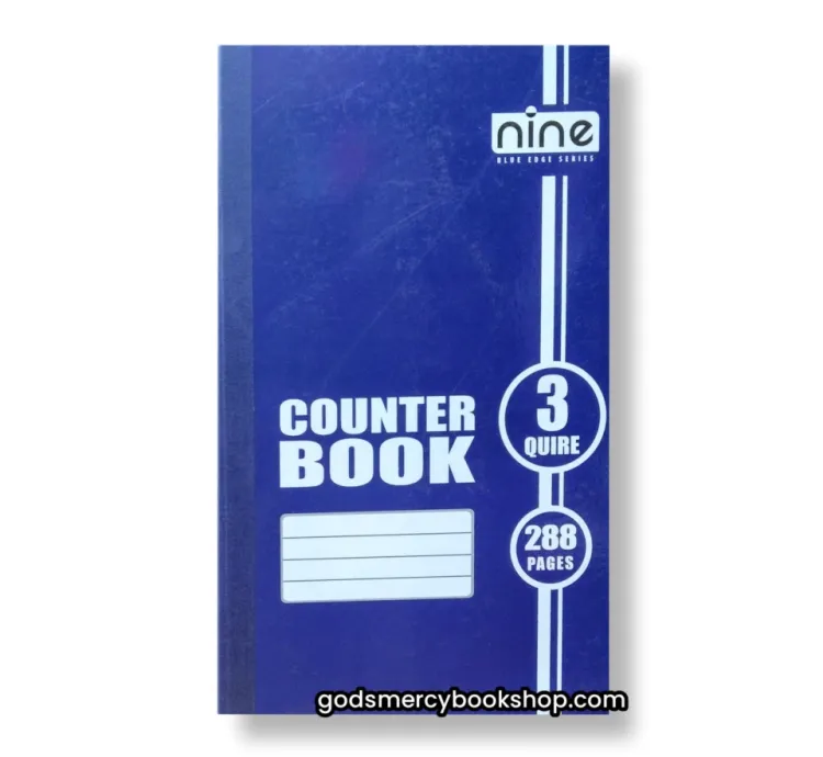 Nine 3 Quire Counter Book