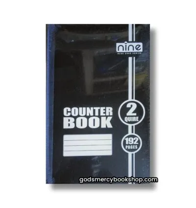 Nine 2 quire counter book