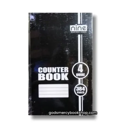Nine 4 quire counter book