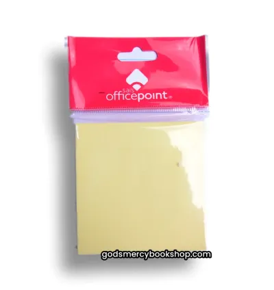 100 sheets Yellow sticky notepad