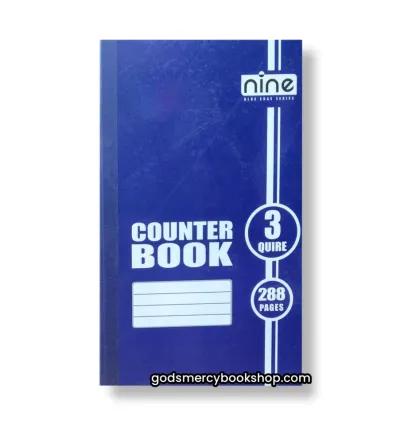 Nine 3 Quire Counter Book