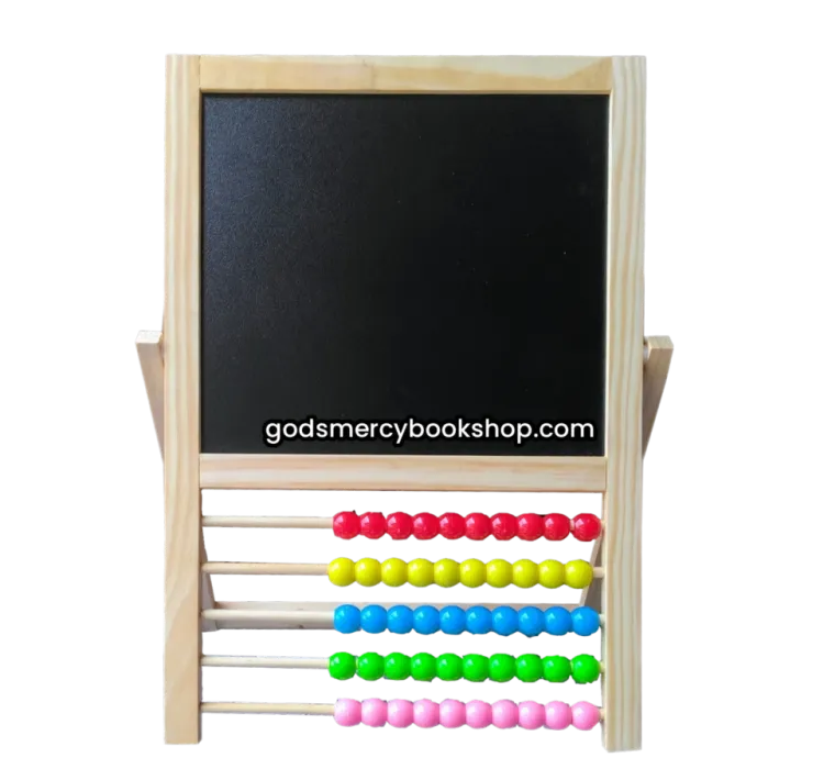 Double sided abacus drawing board