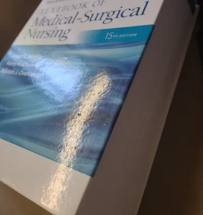 Brunner and Suddarth's Textbook of Medical-Surgical Nursing 15th Edition.